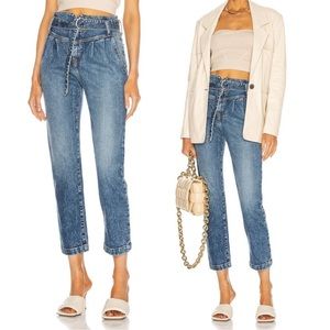 Jonathan Simkhai Standard Blue Acid Wash Jeans Size 25